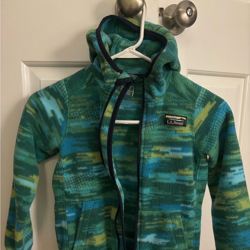 LL Bean Mountain Classic Fleece Hooded kids